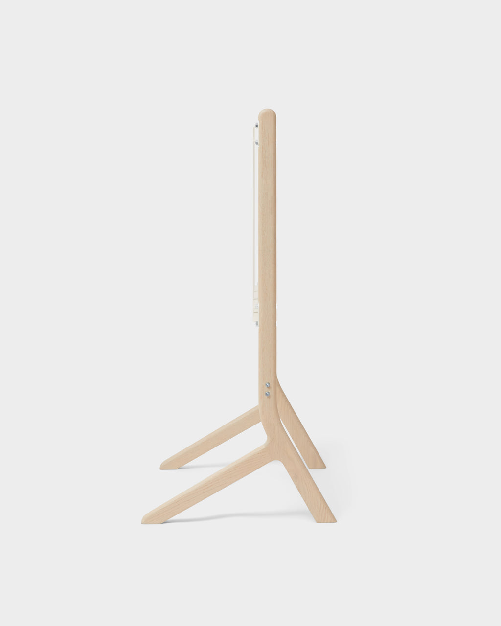 Pedestal Hopper TV Stands 012 Light Oak