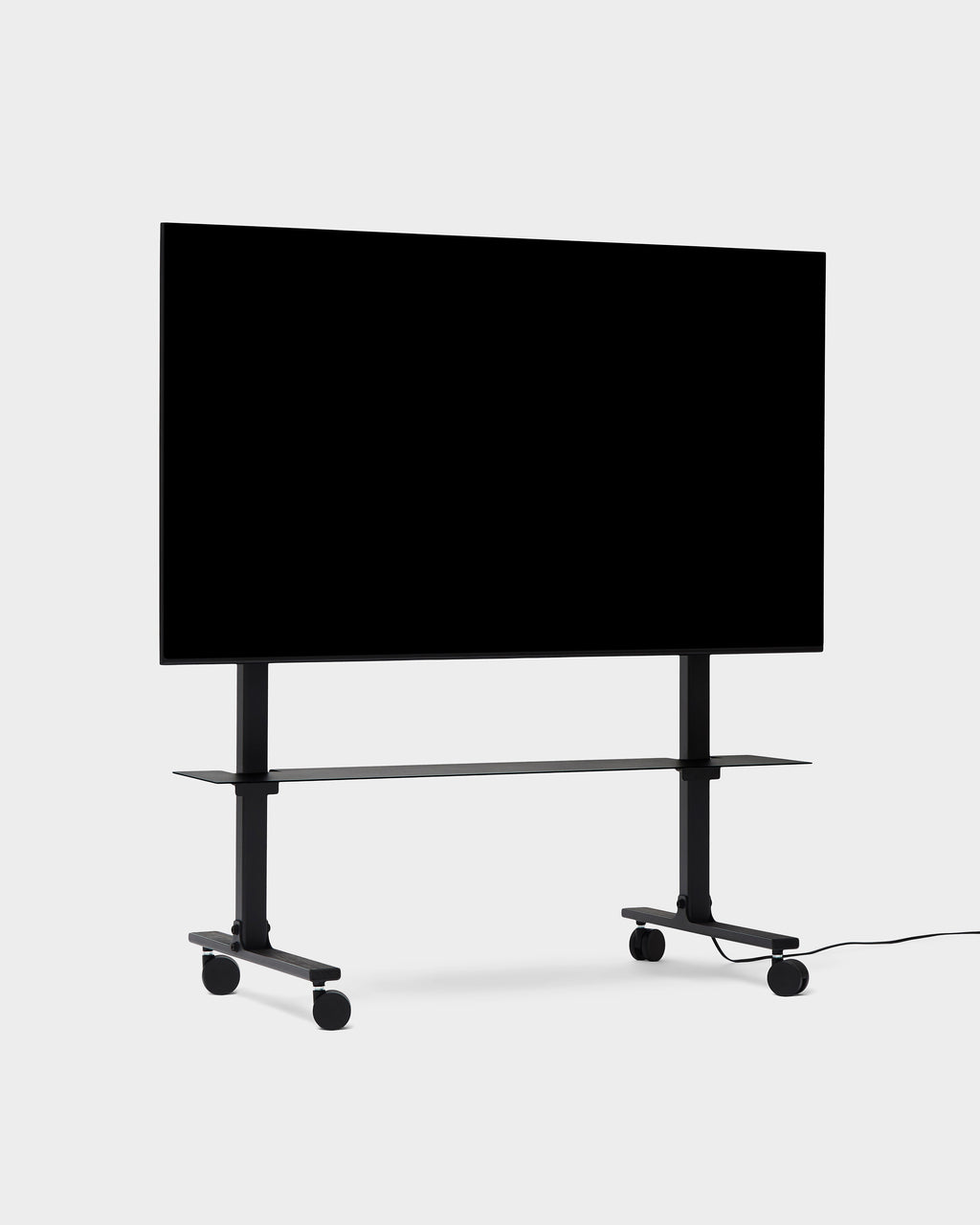 Pedestal Straight Rollin' Stands W/ Wheels 001 Charcoal
