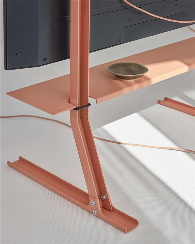 Pedestal Plate Shelf Shelves 005 Dusty Rose