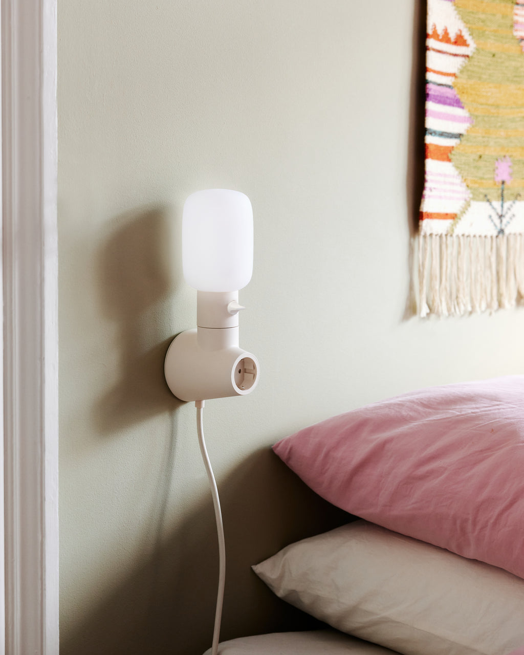 Pedestal Plug-in Lamp Lighting 007 Pearl