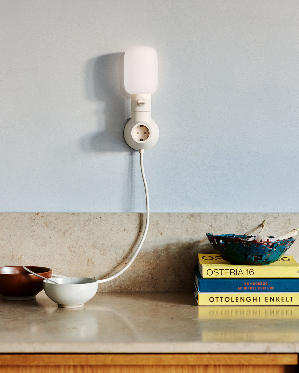 Pedestal Plug-in Lamp Lighting 007 Pearl