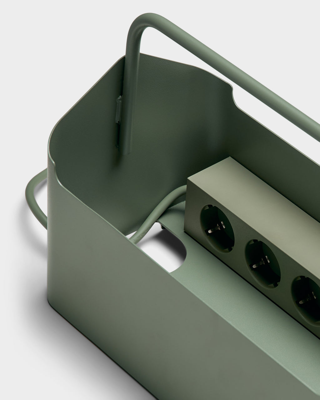 Pedestal Power Beam 2 meters Power Beam 019 Mossy Green