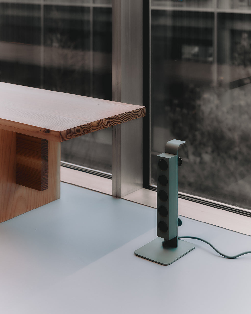Pedestal Power Beam 5 meters Power Beam 019 Mossy Green