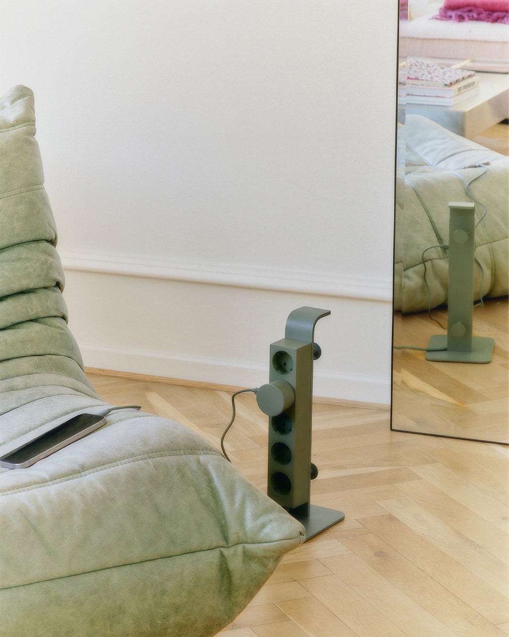 Pedestal Power Tower Power Accessories 019 Mossy Green
