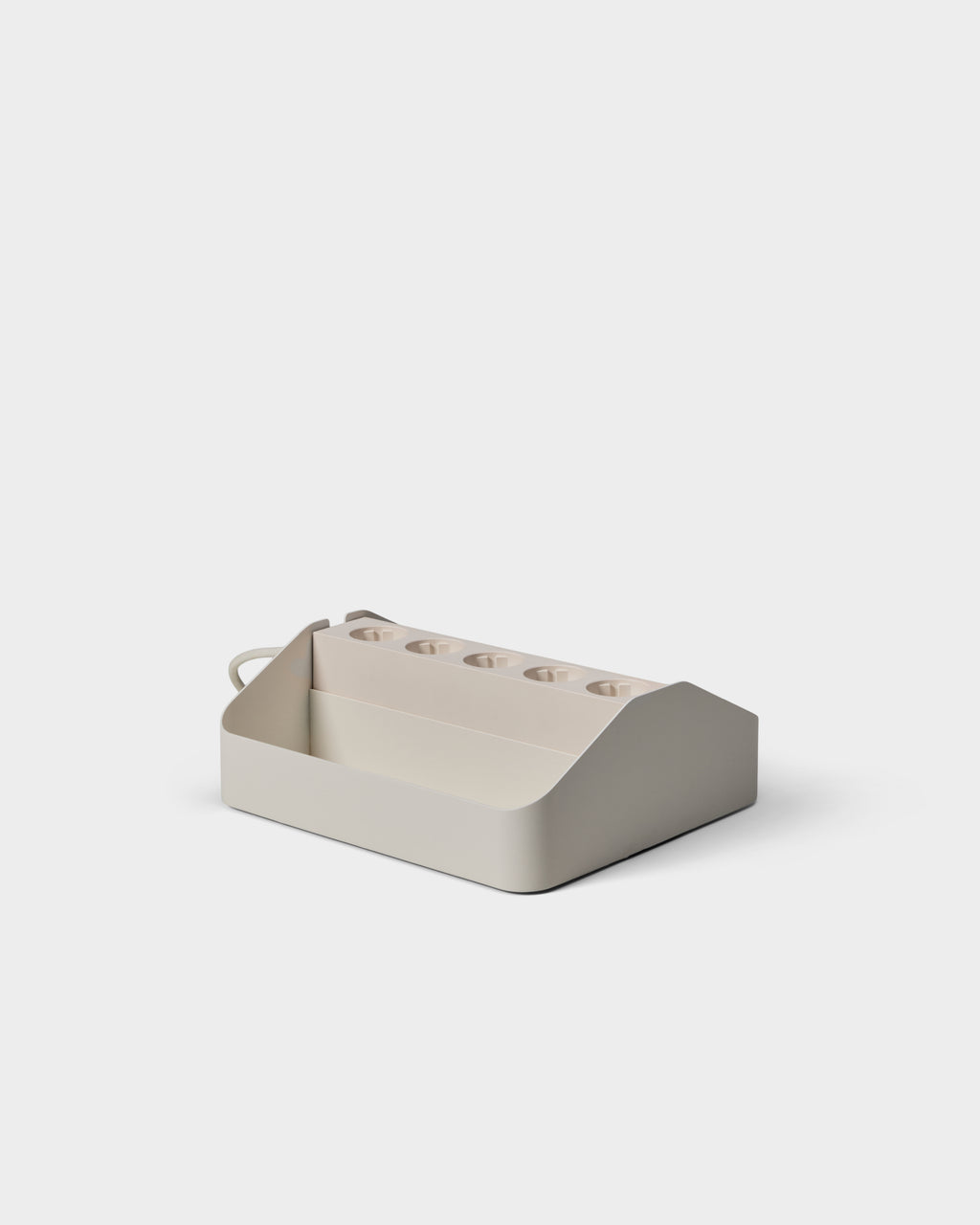 Pedestal Power Tray Double Power Accessories 007 Pearl