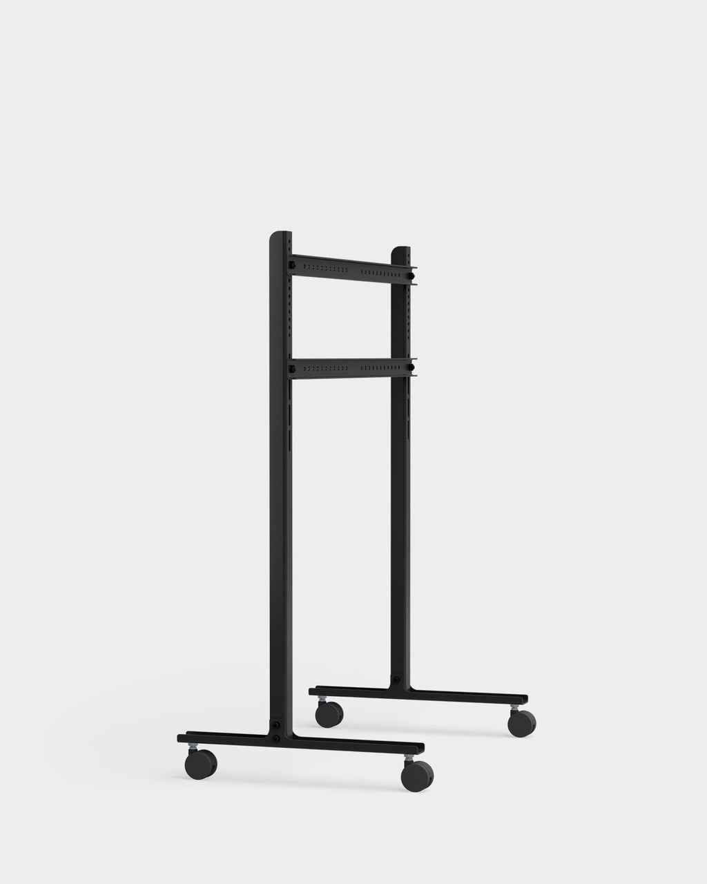Pedestal Straight Rollin' Stands W/ Wheels 001 Charcoal