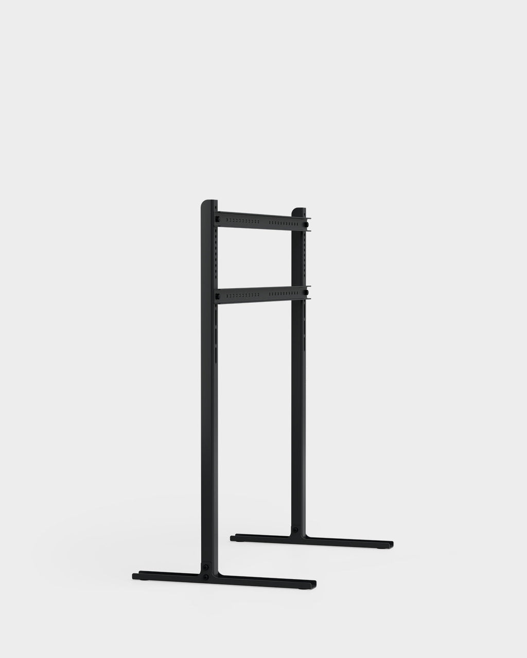 Pedestal Straight Tall Stand TV Stands 001 Charcoal