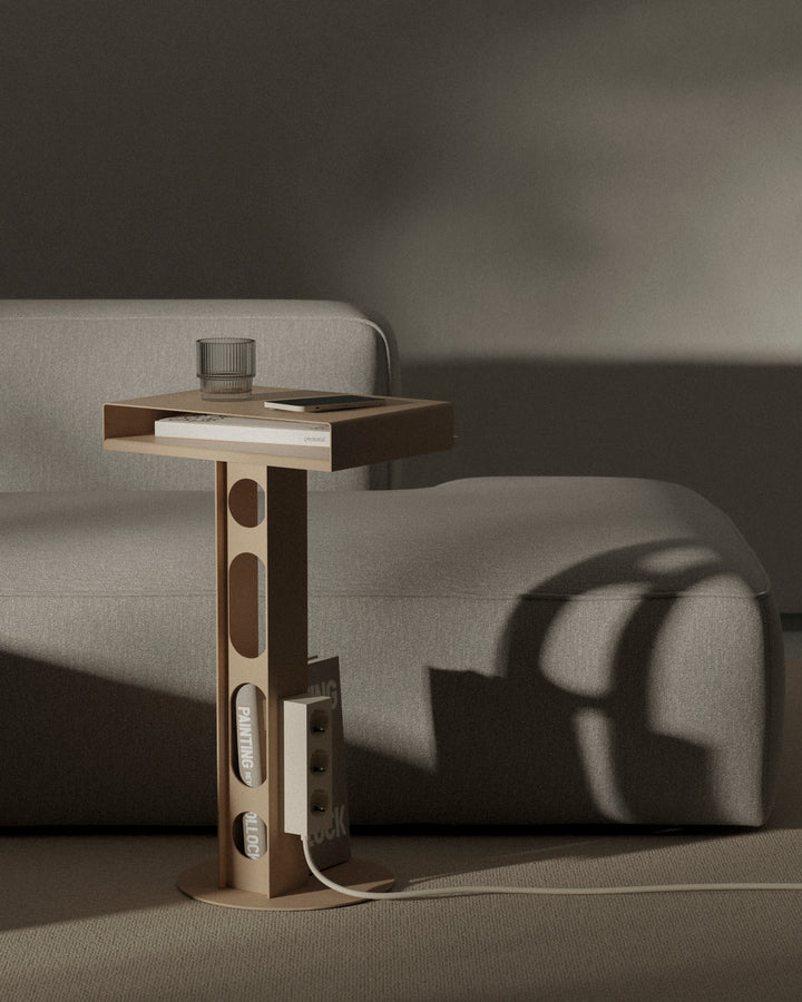 Pedestal Sidekick Table Power Accessories 027 Sandstorm