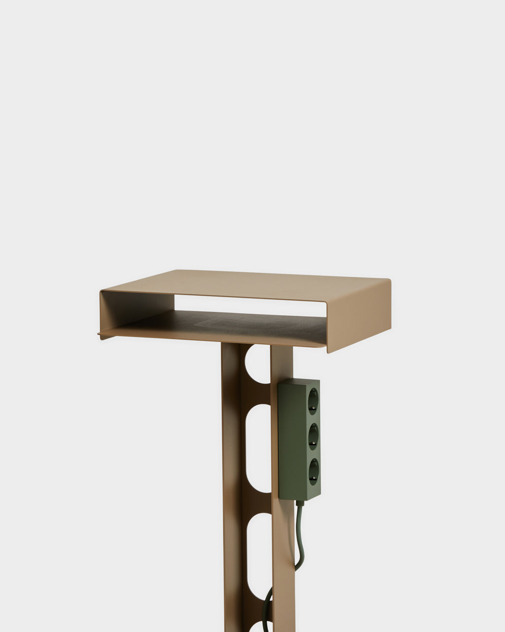 Pedestal Sidekick Table Power Accessories 027 Sandstorm