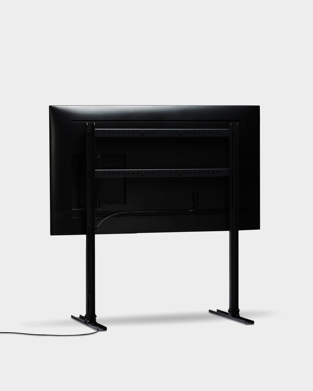 Pedestal Straight Tall Stand TV Stands 001 Charcoal