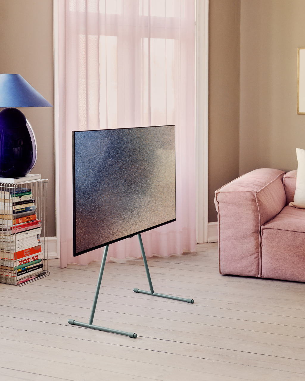 Pedestal Viva TV Stands 019 Mossy Green